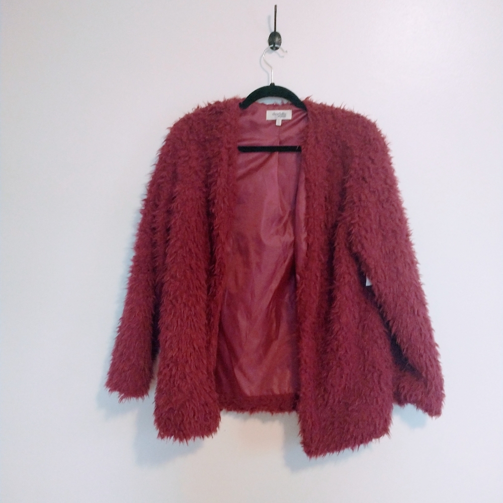 Charlotte Russe NWT fuzzy jacket large
